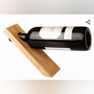 Gravity Defying Solid Wood Wine Bottle Balancer